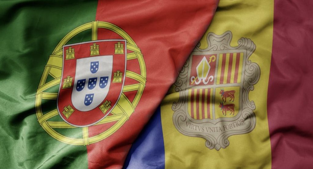 Banderes de Portugal i Andorra / CP
