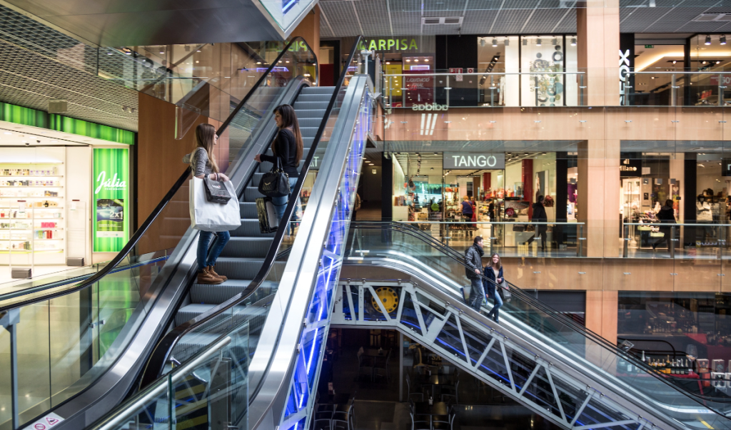 Centre comercial.