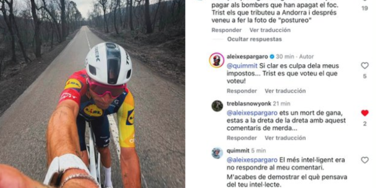 Polèmica amb Aleix Espargaró a xarxes.
