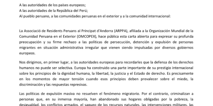 L'inici de la carta.