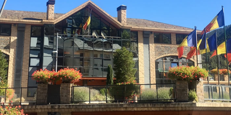 Façana del comú de la Massana.