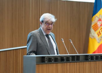 El ministre de Relacions Institucionals, Ladislau Baró. Foto: Consell General