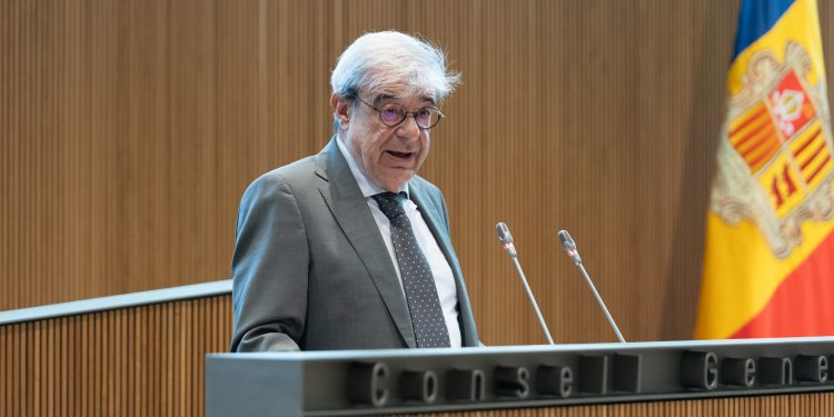 El ministre de Relacions Institucionals, Ladislau Baró. Foto: Consell General