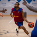 El Barça Basket durant una pretemporada a Encamp.