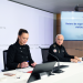 La secretària d'Estat d'Igualtat i Participació Ciutadana, Mariona Cadena, durant la presentació dels botons de seguretat.