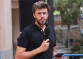 El cònsol major, Cerni Cairat, fent un discurs de festa major.