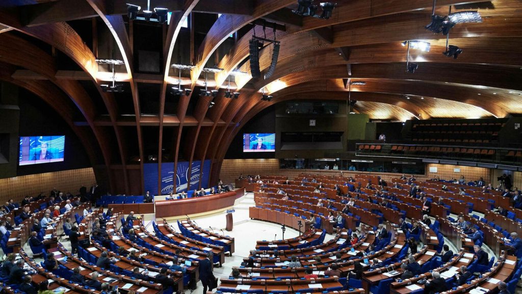Una sessió del Consell d'Europa.