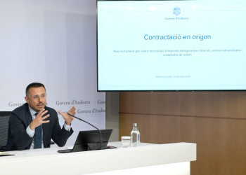 El secretari d'Estat de Justícia i Interior, Joan León.
