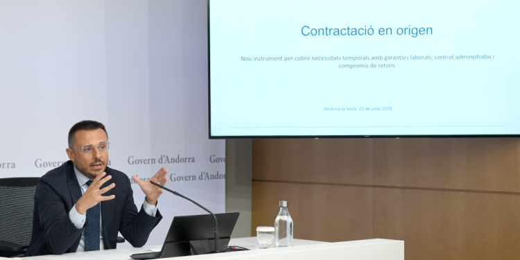 El secretari d'Estat de Justícia i Interior, Joan León.