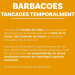 El missatge d'Escaldes on ha comunicat el tancament temporal.