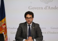 El ministre portaveu, Guillem Casal, durant la roda de premsa.