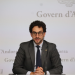 El ministre portaveu, Guillem Casal, durant la roda de premsa.