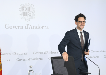 El ministre portaveu, Guillem Casal, durant la roda de premsa posterior al consell de ministres d'aquest dimecres.