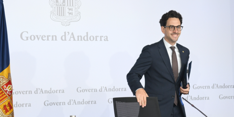 El ministre portaveu, Guillem Casal, durant la roda de premsa posterior al consell de ministres d'aquest dimecres.