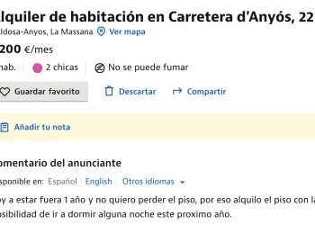 Lloguer habitació