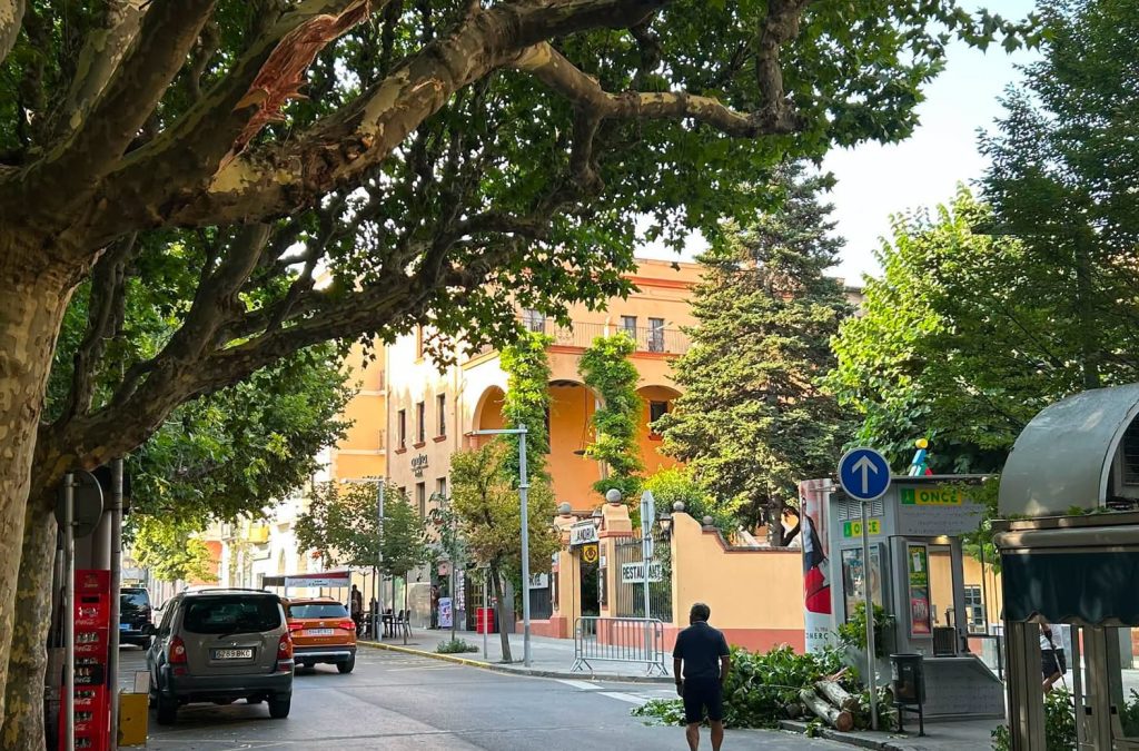 El passeig Joan Brudieu de la Seu d'Urgell
