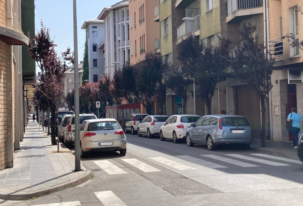 El carrer de Josep Zulueta, a la Seu d'Urgell