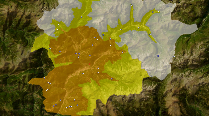 Mapa d'alerta.