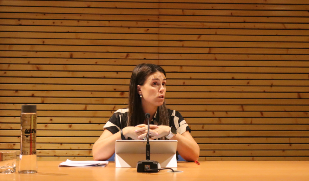 La cònsol major d'Encamp, Laura Mas.