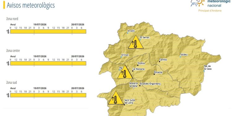 Avís groc calor