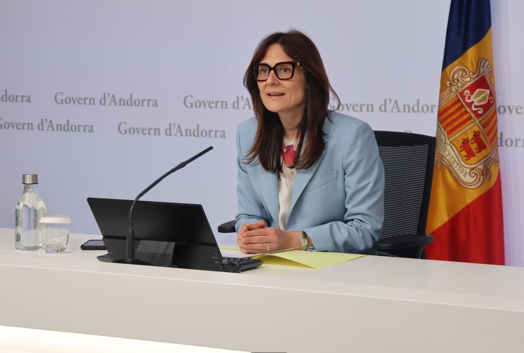 La ministra de Justícia i Interior, Ester Molné