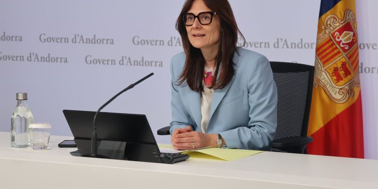 La ministra de Justícia i Interior, Ester Molné