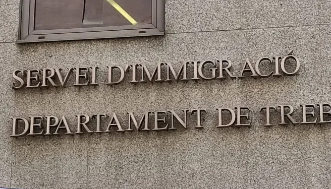 Entrada del Servei d'Immigració d'Andorra /SIA