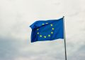 Una bandera de la Unió Europea.