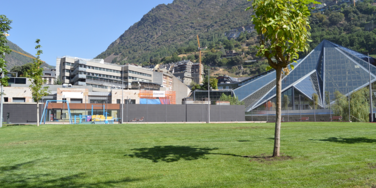Una imatge de la zona verda que ha guanyat el Prat del Roure d'Escaldes-Engordany.