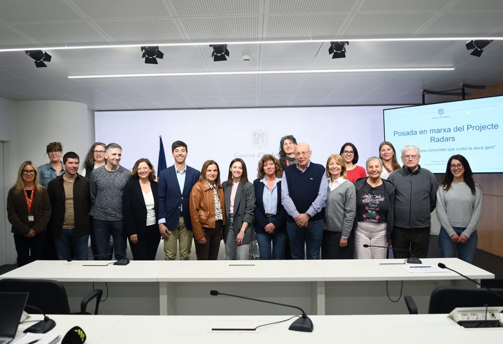 Foto oficial de la presentació del projecte RADARS, el març del 2026. Foto: SFGA
