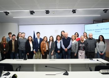 Foto oficial de la presentació del projecte RADARS, el març del 2026. Foto: SFGA