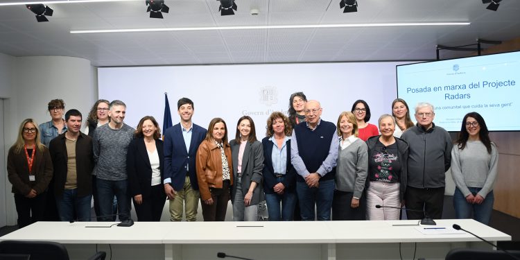 Foto oficial de la presentació del projecte RADARS, el març del 2026. Foto: SFGA