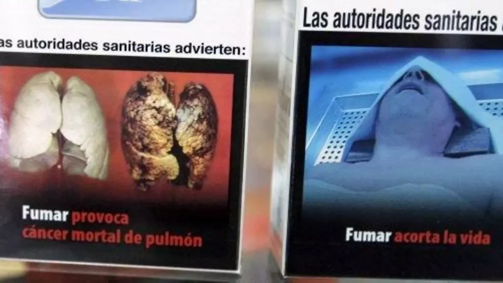 Imatges en paquets de tabac espanyols / GG