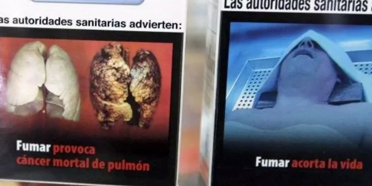 Imatges en paquets de tabac espanyols / GG