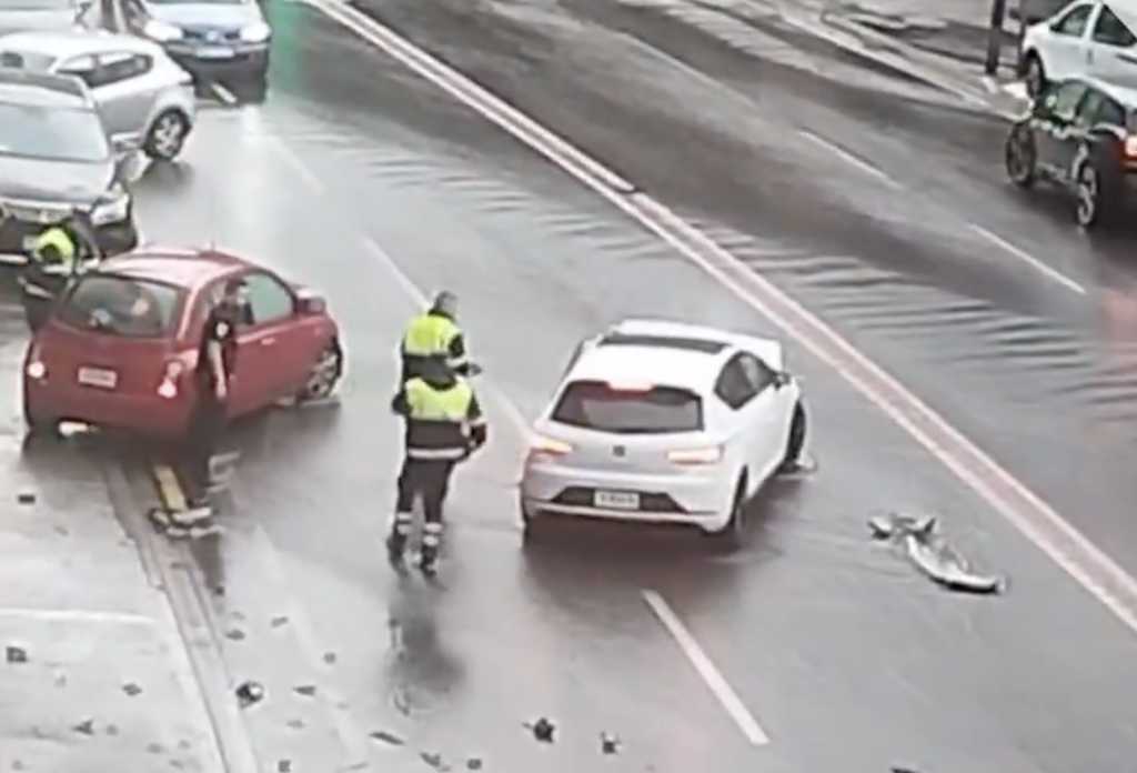 Imatge de l'accident / X