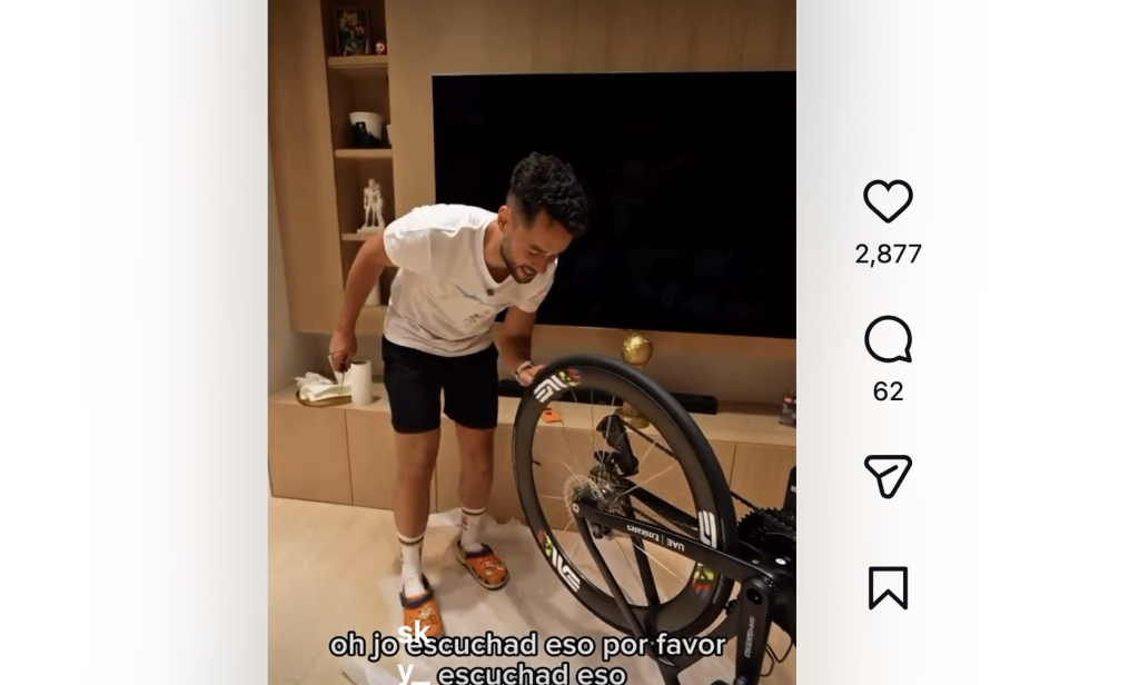 TheGrefg amb la bicicleta / Instagram