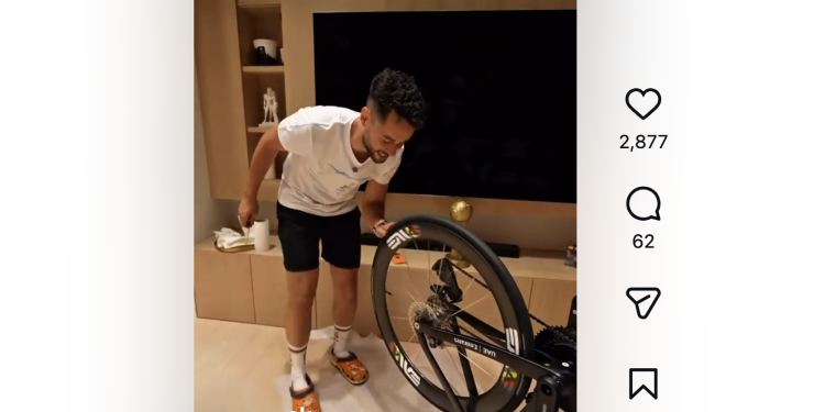 TheGrefg amb la bicicleta / Instagram
