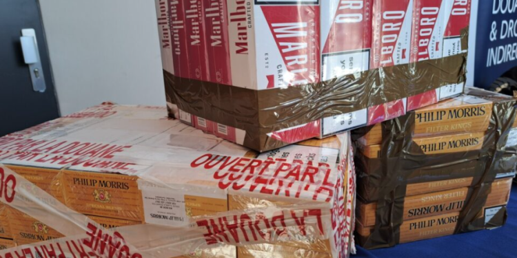 El tabac de contraban localitzat.