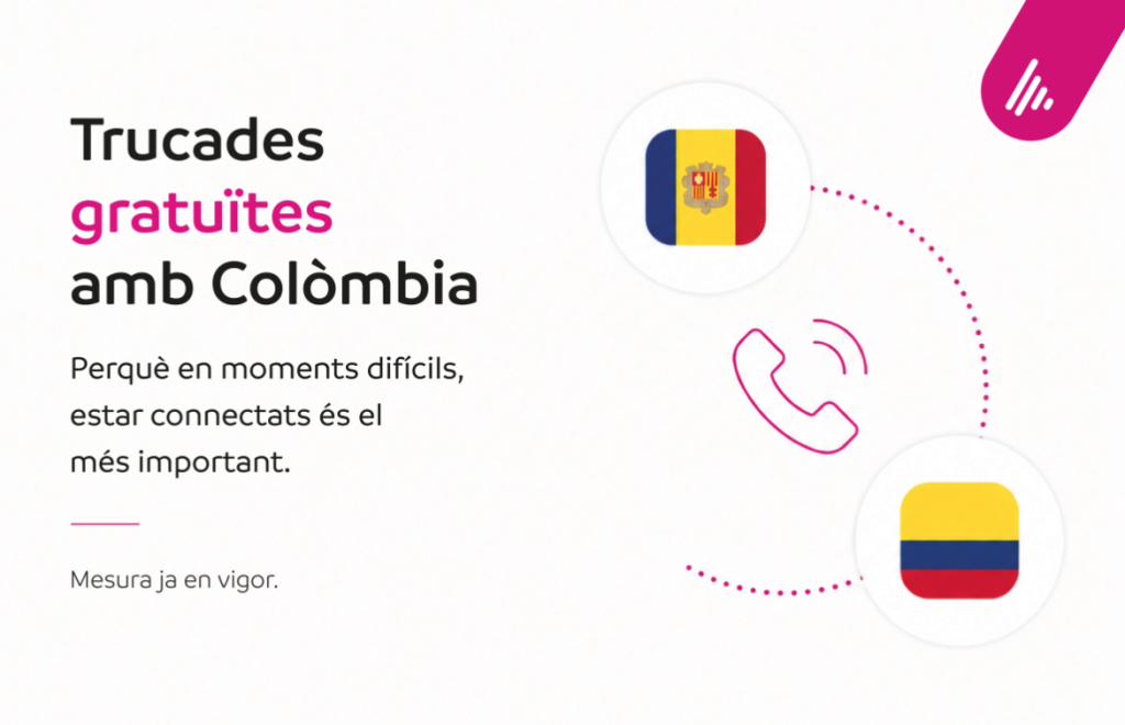 Trucades gratuïtes a Colòmbia.