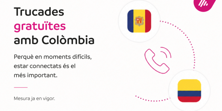 Trucades gratuïtes a Colòmbia.