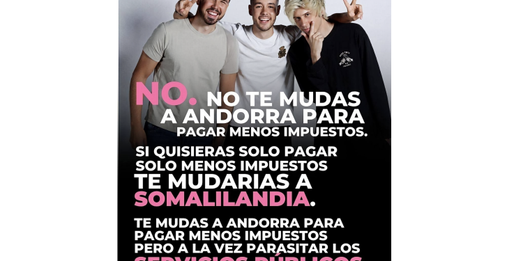 Imatge de la campanya contra els youtubers / X
