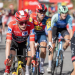Ciclistes durant l'etapa andorrana de La Vuelta.