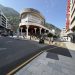 Entorn del nou centre comercial sense una sola paperera. Foto: Andorra Denúncia