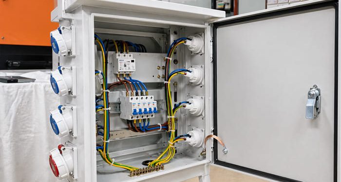 Una caixa de distribució d'electricitat. Foto: Google