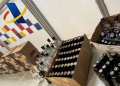 Les ampolles d'alcohol interceptades per la Guàrdia Civil.