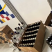 Les ampolles d'alcohol interceptades per la Guàrdia Civil.
