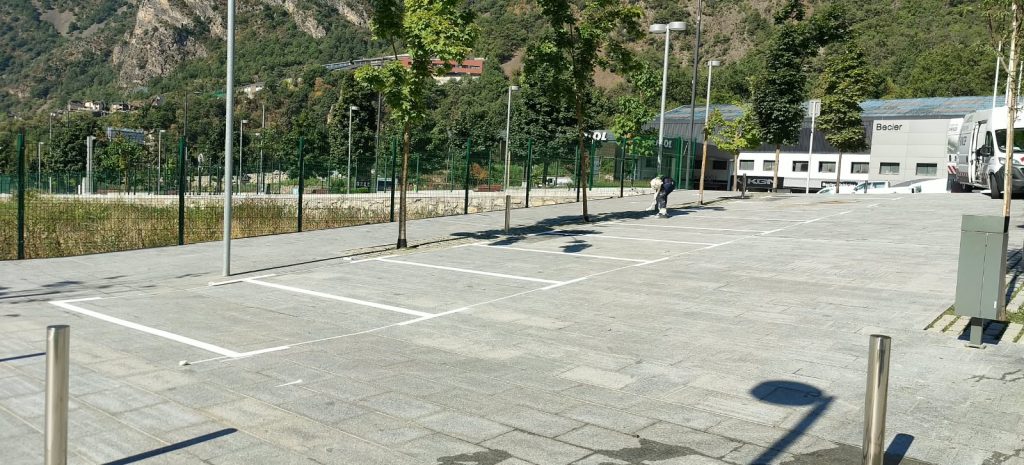 Nou aparcament públic a Santa Coloma. Foto: Comú d'Andorra la Vella