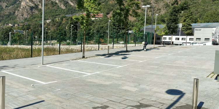 Nou aparcament públic a Santa Coloma. Foto: Comú d'Andorra la Vella