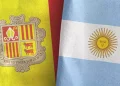 Banderes d'Andorra i Argentina / Arxiu