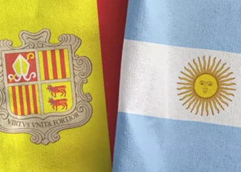Banderes d'Andorra i Argentina / Arxiu